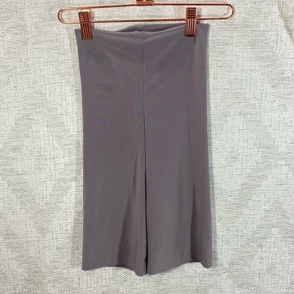 AYM grey high waisted shaya seamless cycling shorts size XXS